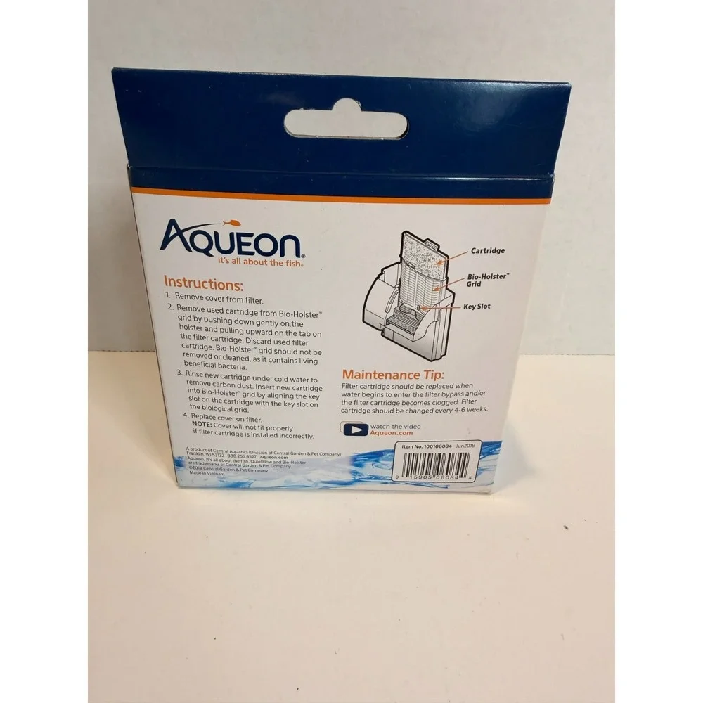 Aqueon Replacement Filter Cartridge Medium M 3 Pack QuietFlow Aquarium Filter